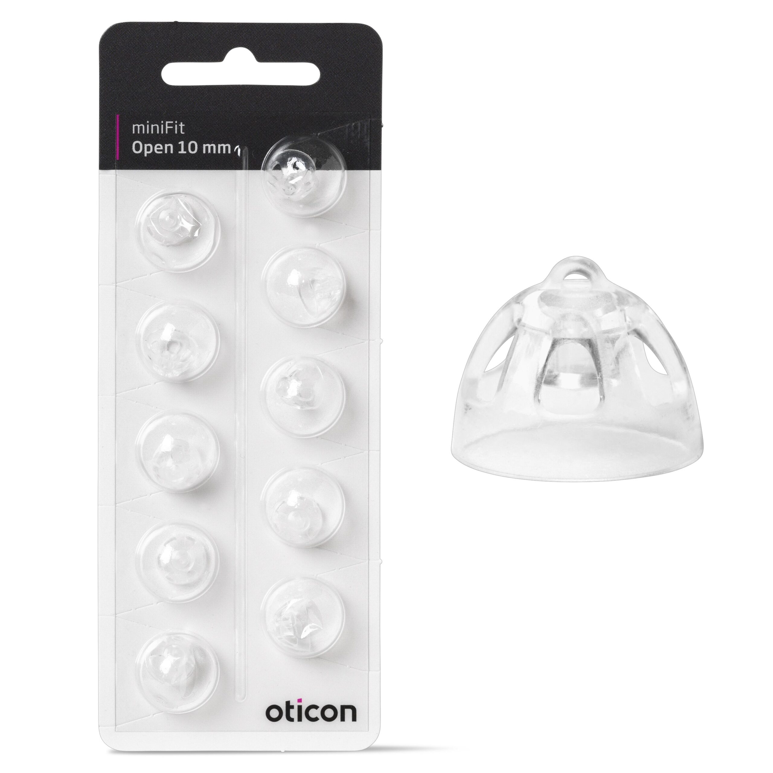 Oticon miniFit Open 10mm