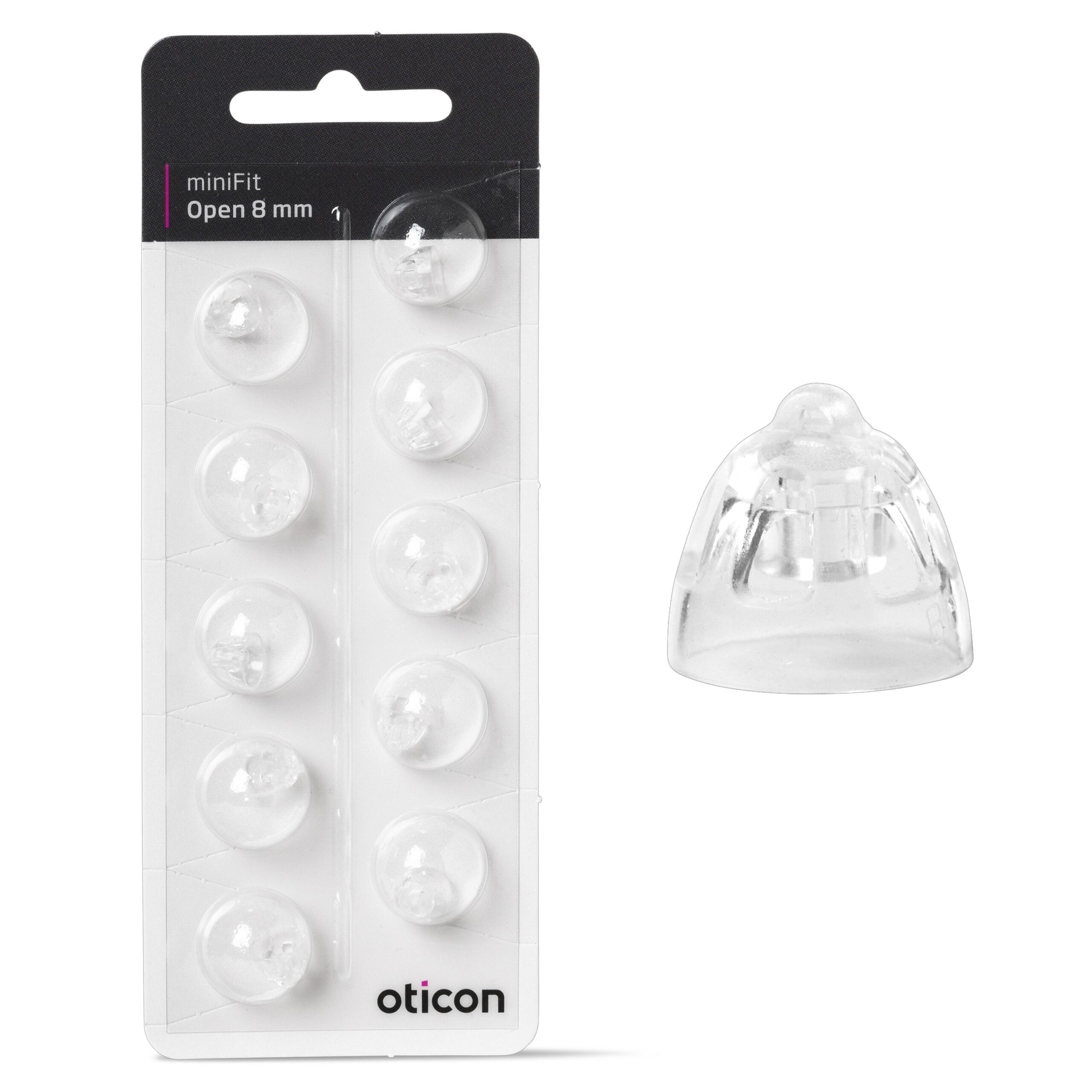 Oticon miniFit Open 8mm